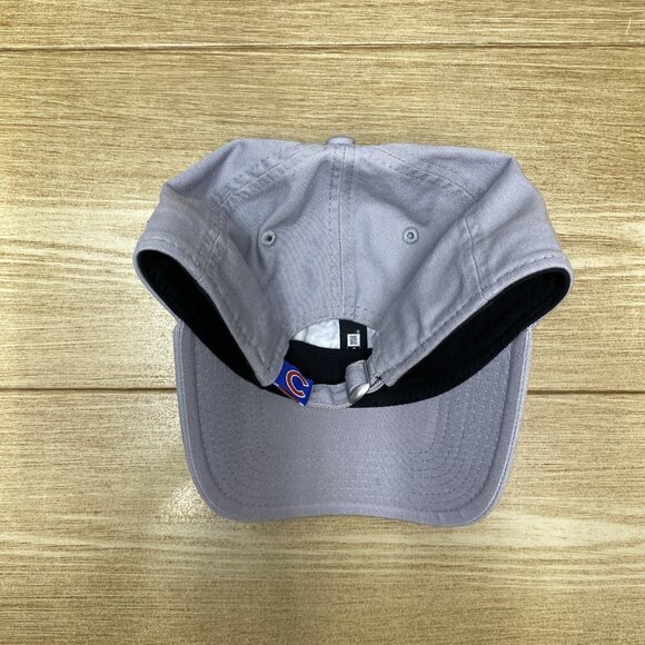 Chicago Cubs New Era Men's Baseball Cap Adjustable C Hat Gray Strap Back - Picture 13 of 14